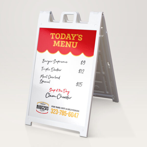 Dry Erase Signicade A-Frame