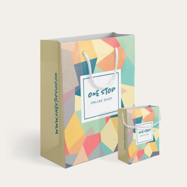 Full Color Paper Bags Marketing Materials A Updated