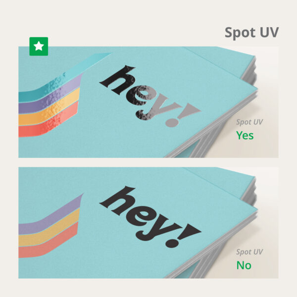 Metallic Flyers Spot UV A