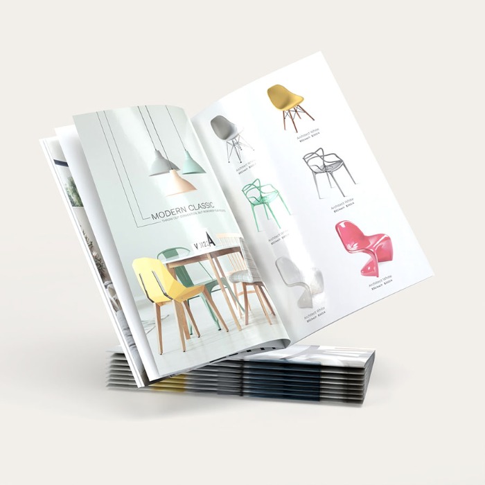 Short-Run Catalog Printing with Custom Binding and Paper Options