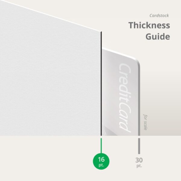 Silk Flat Greeting Cards Thickness A