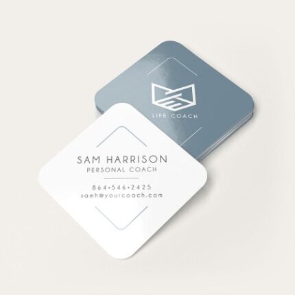 Square Rounded Corner Business Cards