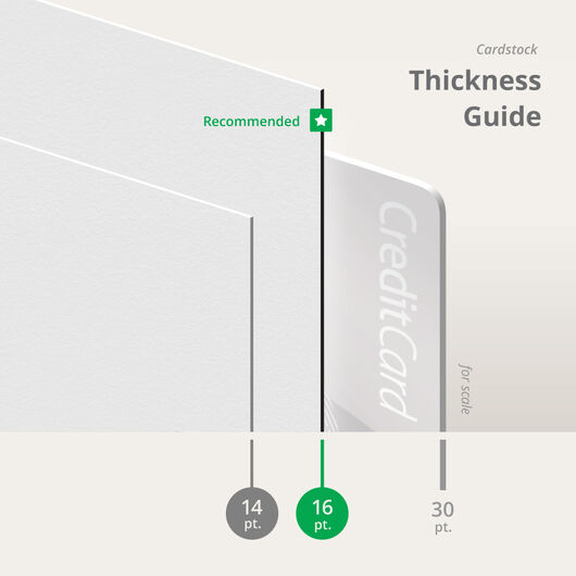 Die Cut Hang Tags Thickness A