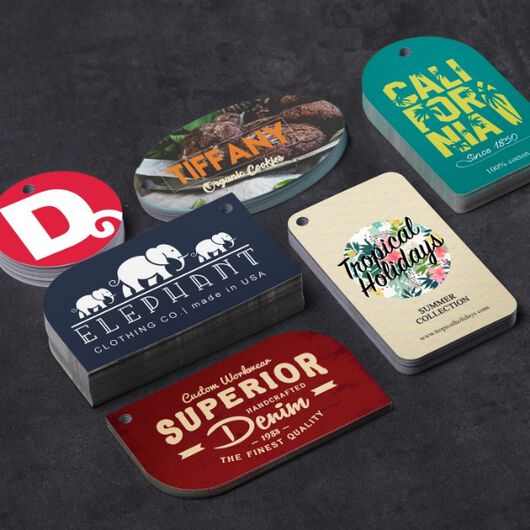 New Die Cut Hang Tags Product