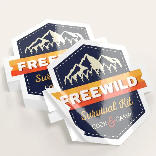 UP Stickers and Labels Cut to Size Gallery 2 A