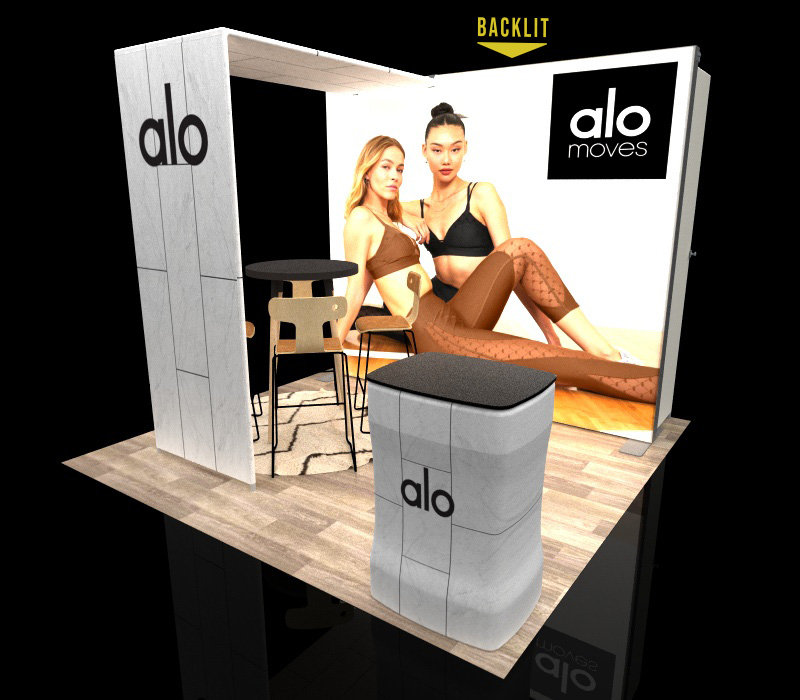 10x10 backlit portable with canopy