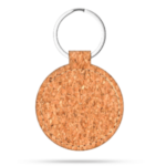Cork Keychain Round with Laser Engraving | CKCR