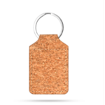 Cork Keychain Angular with Laser Engraving | CKCA