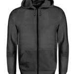 Zip up hoodie with print on the frontside | BCWU03K
