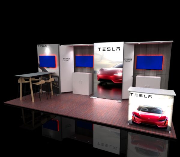 PO8207C Backlit Trade Show