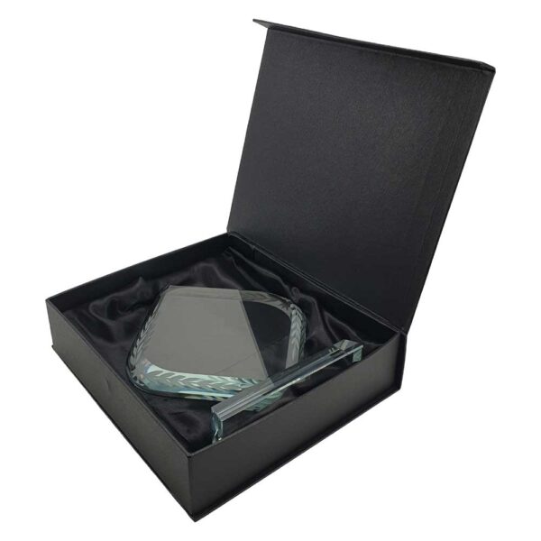 Rhombus Shaped Crystal Awards with Box CR 45