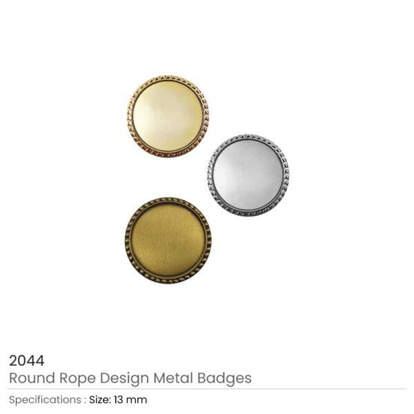 Round Rope Design Logo Badges 2044 01