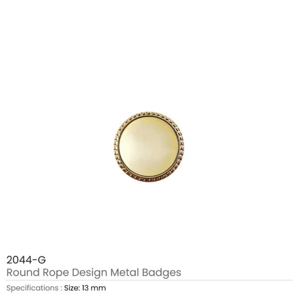 Round Rope Design Logo Badges 2044 G