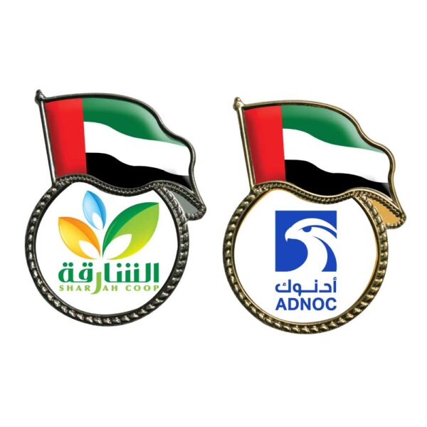 UAE Flag Metal Badges 2094 UAE hover tezkargift