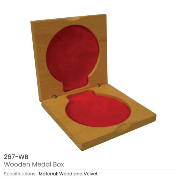 Wooden Medal Box 267 WB